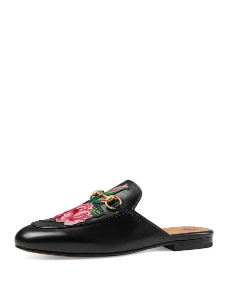 gucci princetown bloom patch mule|Gucci princetown mule.